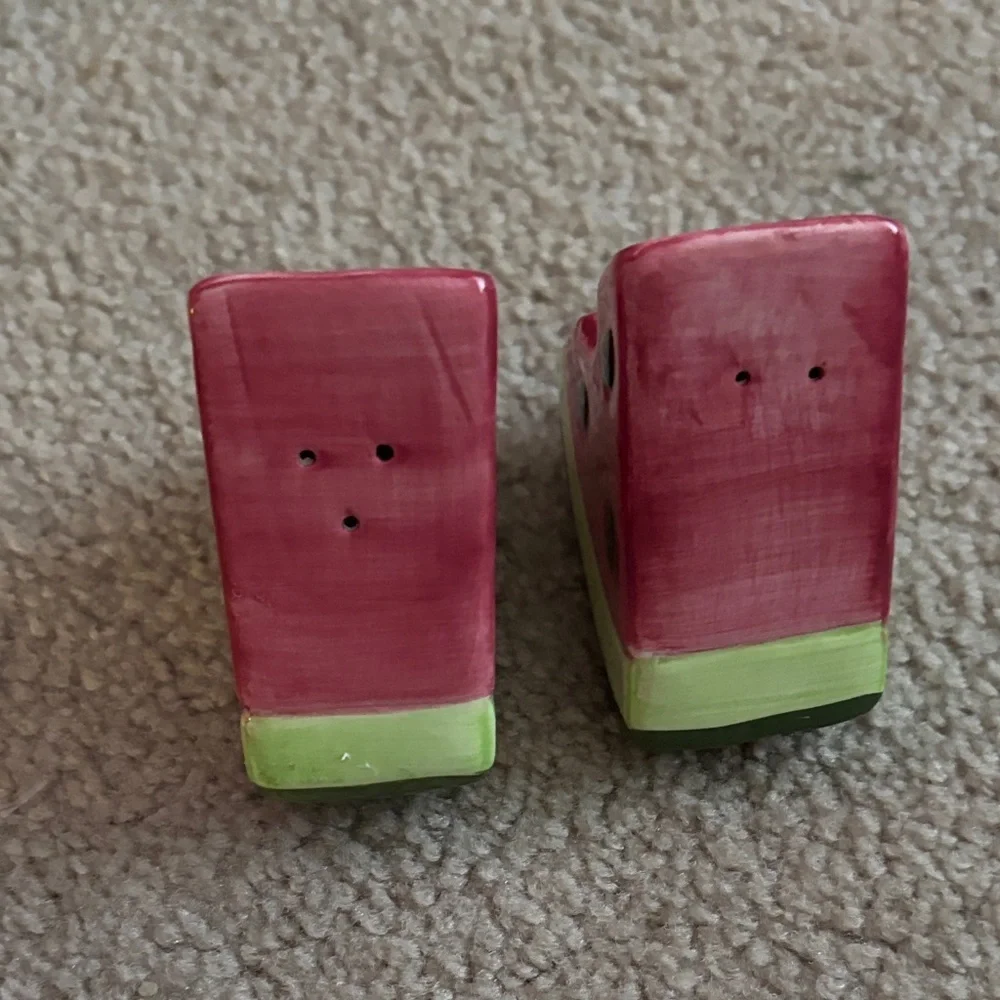 Watermelon Slice Salt and Pepper Shakers